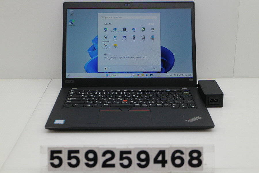 商品情報 No.559259468メーカーLenovo商品名 型番・型名ThinkPad X390※20Q00002JP仕様■基本スペック　・CPU：Corei5 8265U 1.6GHz(4コア8スレッド)　・メモリ：8192MB(変更不...