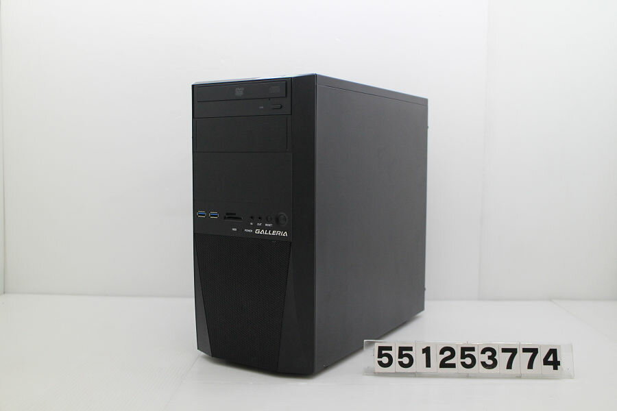 Diginnos GALLERIA Core i5 9400F 2.9GHz/16GB/500GB(SSD)/DVD/Win11/NVIDIA GeForce GTX1660 6GB【中古】【20250220】