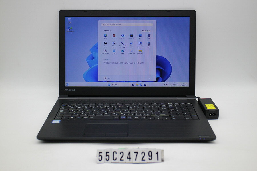 dynabook dynabook B65/DN Core i3 8130U 2.2GHz/8GB/256GB(SSD)/Multi/15.6W/FWXGA(1366x768)/Win11【中古】【20250319】