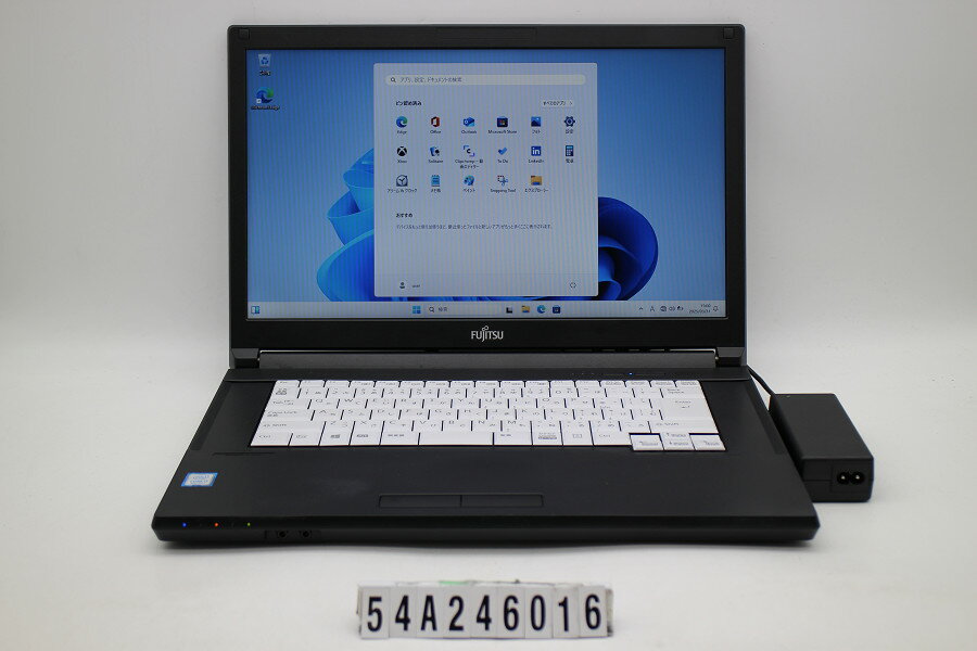 富士通 LIFEBOOK A579/B Core i3 8145U 2.1GHz/8GB/256GB(SSD)/DVD/15.6W/FWXGA(1366x768)/Win11【中古】【20250402】
