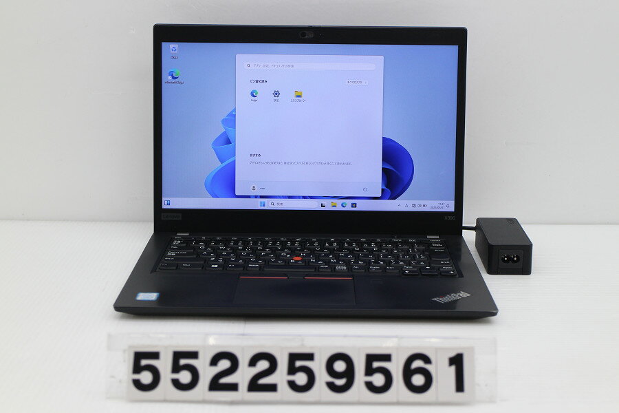 Lenovo ThinkPad X390 Core i5 8265U 1.6GHz/8GB/256GB(SSD)/13.3W/FHD(1920x1080)/Win11 キー文字消えあり【中古】【20250508】