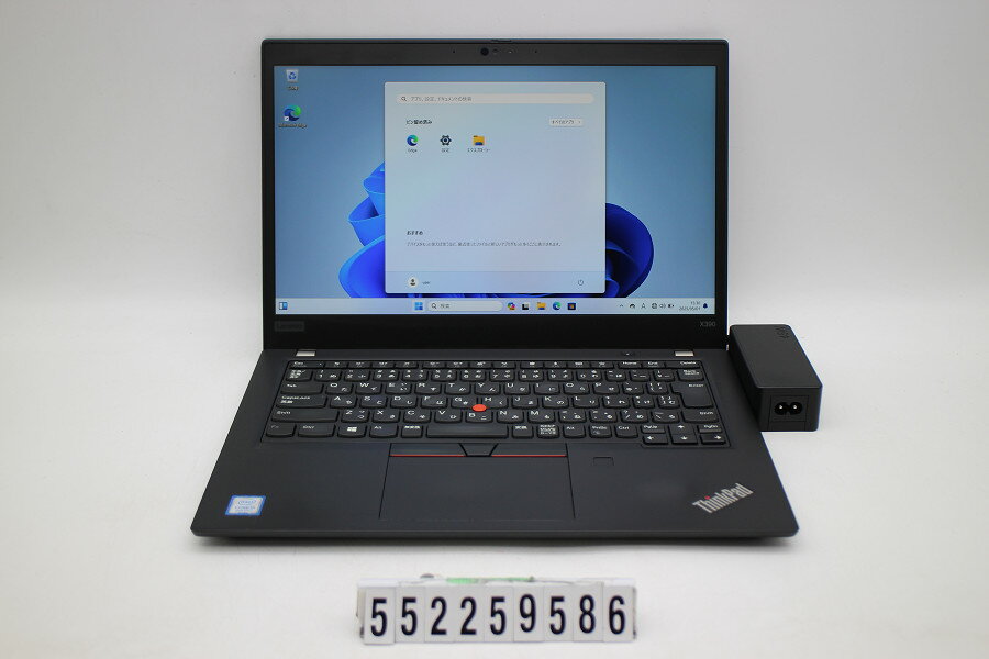 Lenovo ThinkPad X390 Core i5 8265U 1.6GHz/8GB/256GB(SSD)/13.3W/FHD(1920x1080)/Win11【中古】【20250508】