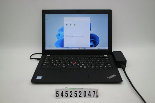Lenovo ThinkPad X280 Core i5 8250U 1.6GHz/8GB/256GB(SSD)/12.5W/FHD(1920x1080)/Win11【中古】【20250618】 Lenovo ThinkPad X280 Core i5 8250U 1.6GHz/8GB/256GB(SSD)/12.5W/FHD(1920x1080)/Win11【中古】【20250618】