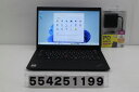 Lenovo ThinkPad X13 Gen1 Core i7 10510U 1.8GHz/16GB/512GB(SSD)/13.3W/FHD(1920x1080)/Win11【中古】【20250624】
