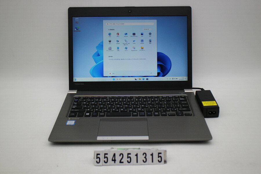 dynabook dynabook R63/DN Core i5 8250U 1.6GHz/8GB/256GB(SSD)/13.3W/FWXGA(1366x768)/Win11【中古】【20250626】