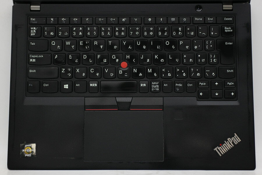 Lenovo ThinkPad X395 Ryzen 5 PRO 3500U 2.1GHz/8GB/256GB(SSD)/13.3W/FHD(1920x1080)/Win11 文字消えあり【中古】【20250704】