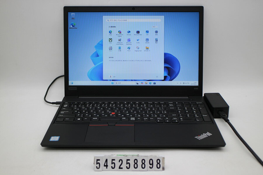 Lenovo ThinkPad E590 Core i5 8265U 1.6GHz/8GB/256GB(SSD)/15.6W/FWXGA(1366x768)/Win11 パームレスト割れあり【中古】【20250904】