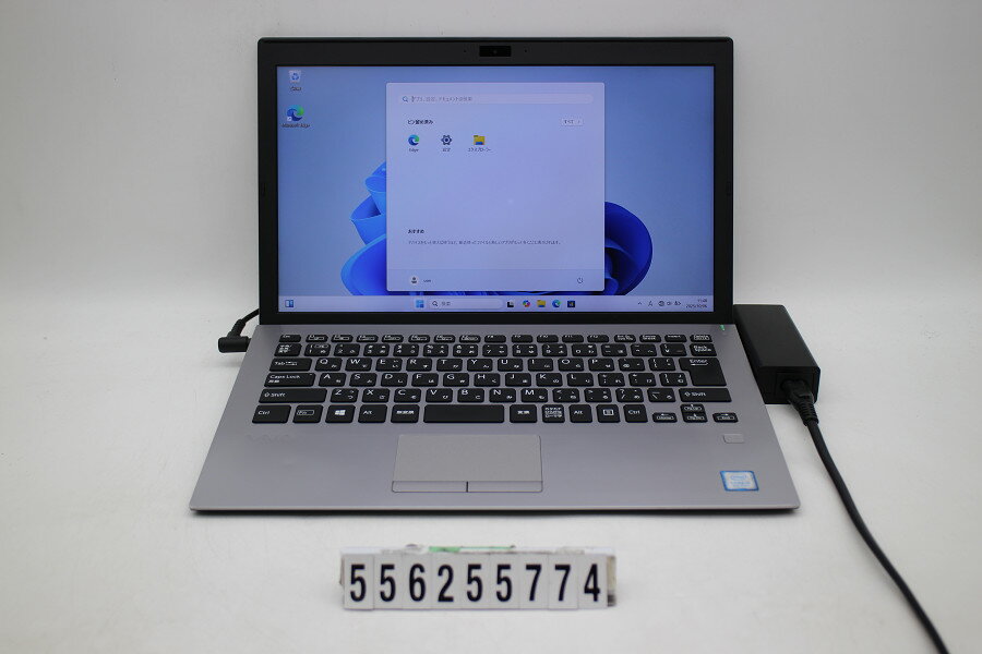 VAIO VJPG11C11N Core i5 8250U 1.6GHz/8GB/256GB(SSD)/13.3W/FHD(1920x1080)/Win11 画面シミあり【中..