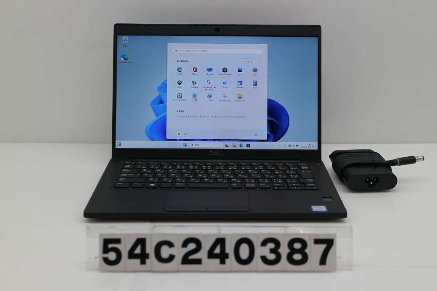 DELL Latitude 7390 Core i5 8350U 1.7GHz/16GB/256GB(SSD)/13.3W/FHD(1920x1080)/Win11【中古】【20251030】