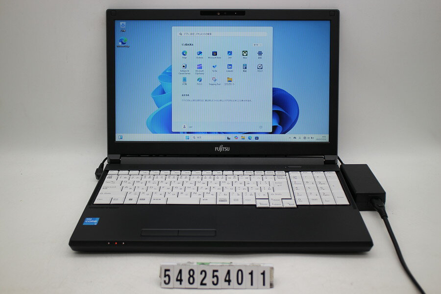 富士通 LIFEBOOK A5512/KX Core i3 1215U 2.5GHz/8GB/256GB(SSD)/Multi/15.6W/FWXGA(1366x768)/Win11【..