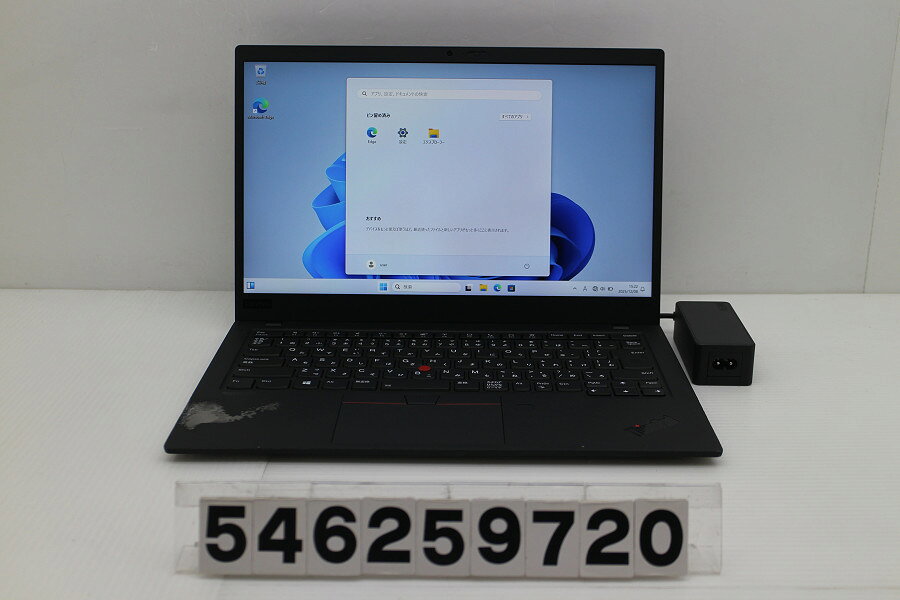 13 inches - Lenovo ThinkPad X1 Carbon 8th Gen Core i5 10210U 1.6GHz/8GB/256GB(SSD)/14W/FHD(1920x1080)/Win11 パーム塗装ハゲあり【中古】【20251216】