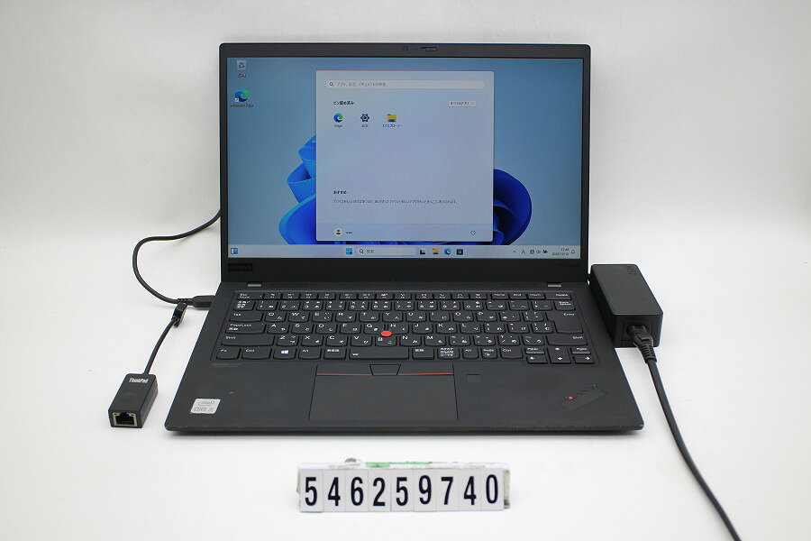 Rakuten - Lenovo ThinkPad X1 Carbon 8th Gen Core i5 10210U 1.6GHz/8GB/256GB(SSD)/14W/FHD(1920x1080)/Win11【中古】【20251218】