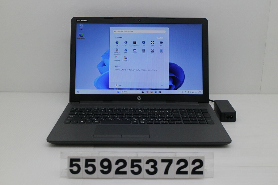 12 inches - hp 250 G7 Core i5 1035G1 1GHz/8GB/256GB(SSD)/Multi/15.6W/FWXGA(1366x768)/Win11【中古】【20251218】