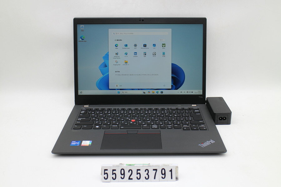 Lenovo ThinkPad T14s Gen2 Core i7 1185G7 3GHz/16GB/512GB(SSD)/14.0W/FHD(1920x1080)/Win11 外装割れあり【中古】【20260106】