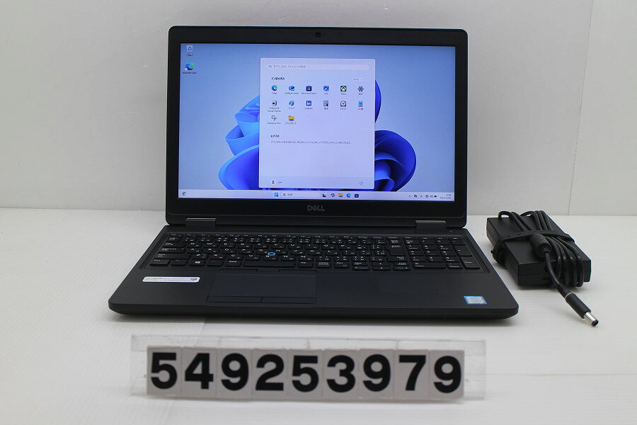 DELL Precision 3530 Core i7 8750H 2.2GHz/8GB/256GB(SSD)/15.6W/FHD(1920x1080)/Win11/Quadro P600【中古】【20260106】