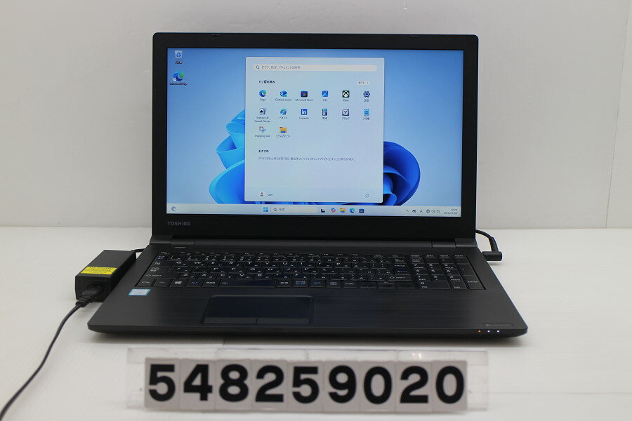 dynabook dynabook B65/M Core i5 8250U 1.6GHz/8GB/256GB(SSD)/DVD/15.6W/FWXGA(1366x768)/Win11 バッテリ劣化【中古】【20260114】