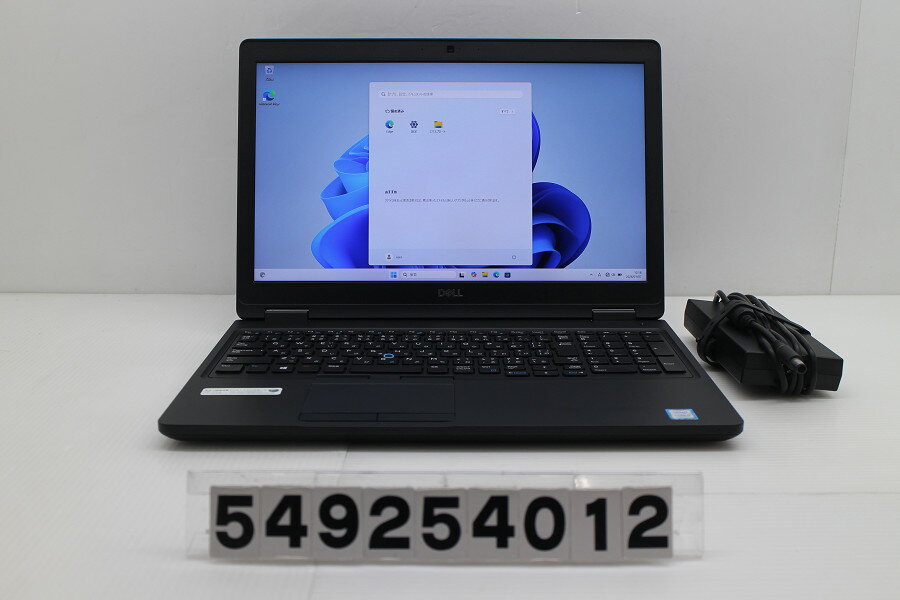 DELL Precision 3530 Core i7 8750H 2.2GHz/8GB/256GB(SSD)/15.6W/FHD(1920x1080)/Win11/Quadro P600【中古】【20260109】