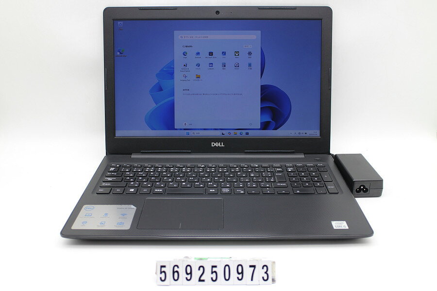 15 inches - DELL Vostro 3591 Core i5 1035G1 1GHz/8GB/256GB(SSD)/Multi/15.6W/FHD(1920x1080)/Win11【中古】【20260109】
