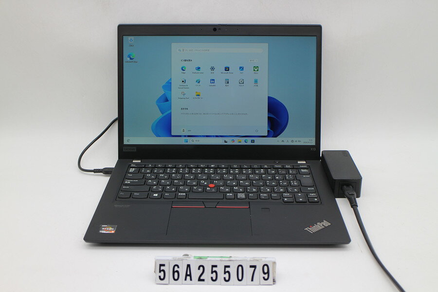 Lenovo ThinkPad X13 Gen1 Ryzen 5 Pro 4650U 2.1GHz/8GB/256GB(SSD)/13.3W/FHD(1920x1080)/Win11【中古】【20260127】