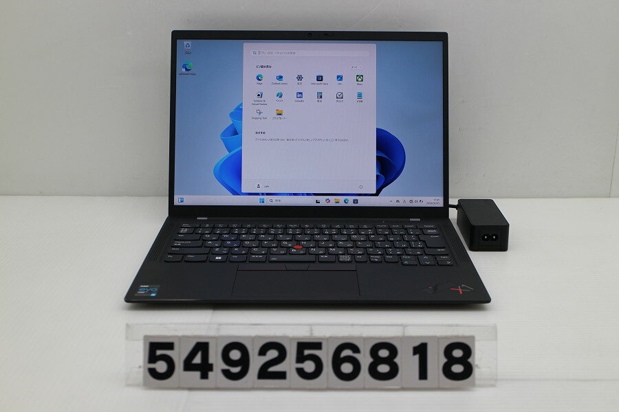 Rakuten - Lenovo ThinkPad X1 Carbon 9th Gen Core i5 1135G7 2.4GHz/8GB/256GB(SSD)/14W/WUXGA(1920x1200)/Win11【中古】【20260210】
