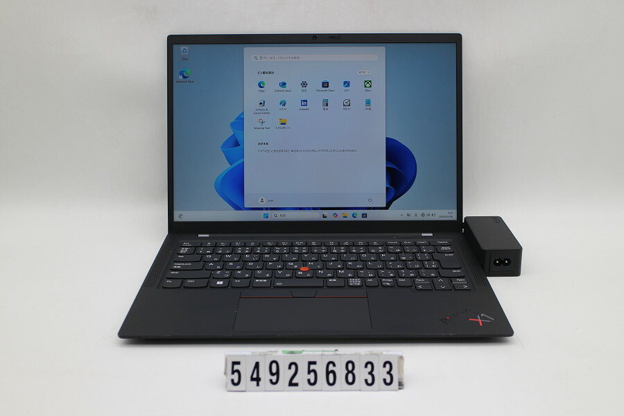13 inches - Lenovo ThinkPad X1 Carbon 9th Gen Core i5 1135G7 2.4GHz/8GB/256GB(SSD)/14W/WUXGA(1920x1200)/Win11【中古】【20260210】