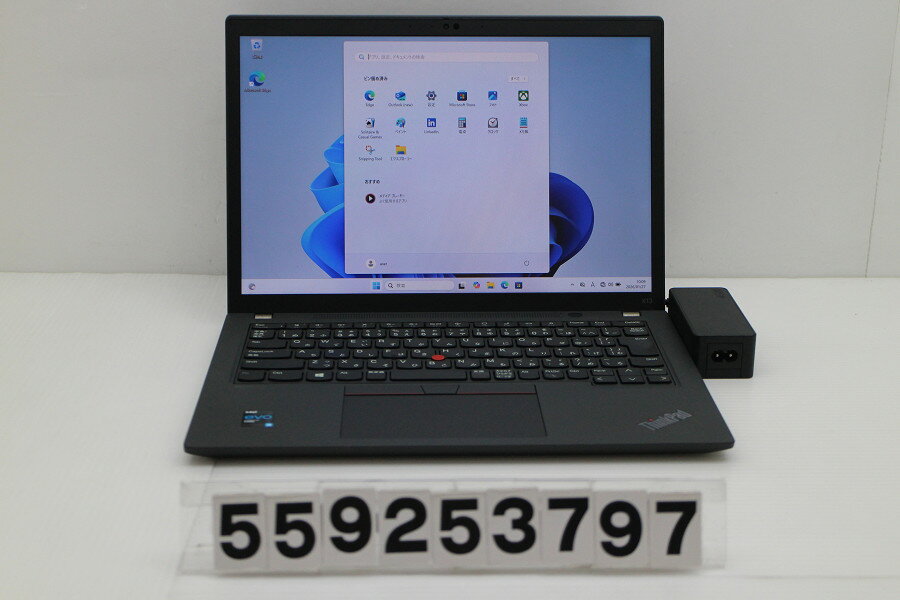 13 inches - Lenovo ThinkPad X13 Gen2 Core i5 1135G7 2.4GHz/8GB/256GB(SSD)/13.3W/WUXGA(1920x1200)/Win11【中古】【20260203】