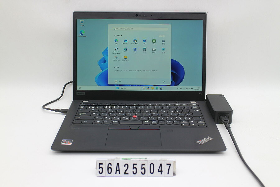 12 吋 - Lenovo ThinkPad X13 Gen1 Ryzen 5 Pro 4650U 2.1GHz/8GB/256GB(SSD)/13.3W/FHD(1920x1080)/Win11【中古】【20260203】