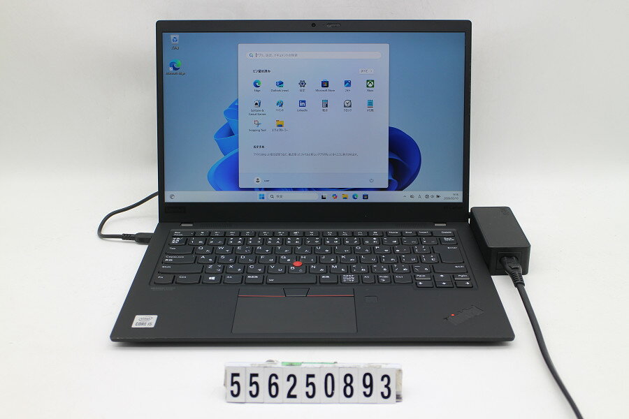 13 inches - Lenovo ThinkPad X1 Carbon 8th Gen Core i5 10210U 1.6GHz/8GB/256GB(SSD)/14W/FHD(1920x1080)/Win11【中古】【20260212】