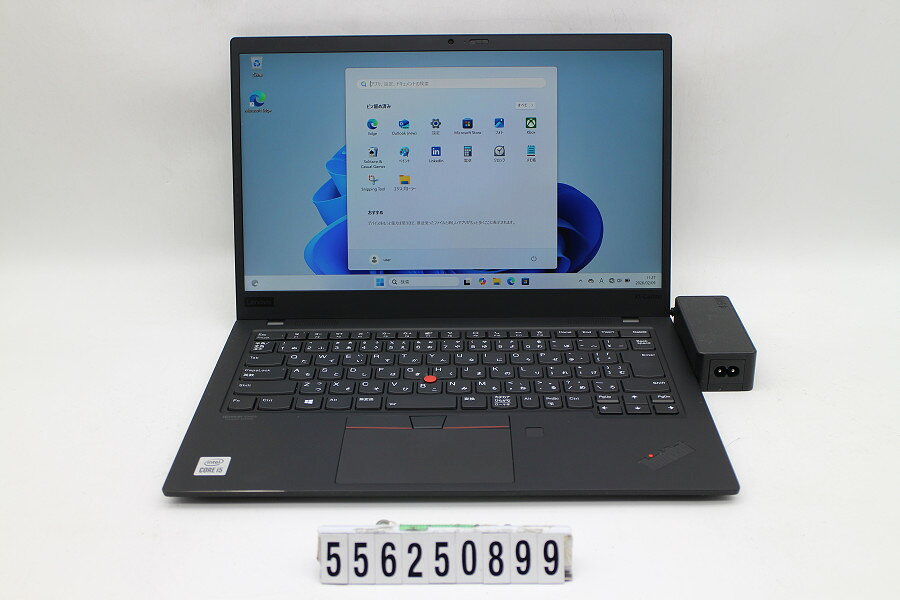 13 inches - Lenovo ThinkPad X1 Carbon 8th Gen Core i5 10210U 1.6GHz/8GB/256GB(SSD)/14W/FHD(1920x1080)/Win11【中古】【20260212】