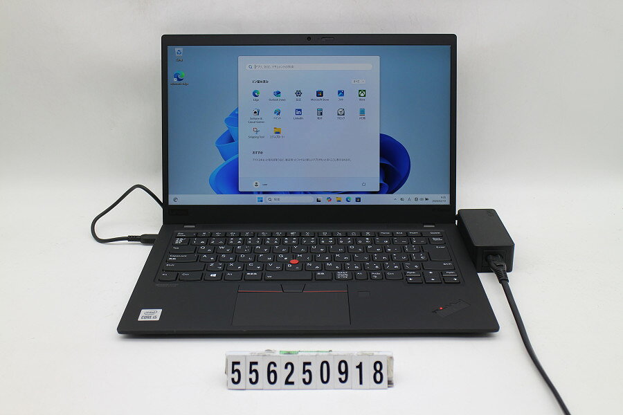 13 inches - Lenovo ThinkPad X1 Carbon 8th Gen Core i5 10210U 1.6GHz/8GB/256GB(SSD)/14W/FHD(1920x1080)/Win11【中古】【20260212】