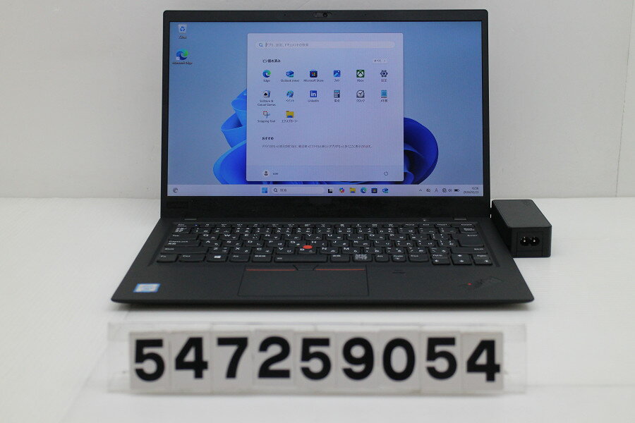 Rakuten - Lenovo ThinkPad X1 Carbon 6th Gen Core i5 8350U 1.7GHz/8GB/256GB(SSD)/14W/FHD(1920x1080)/Win11【中古】【20260227】