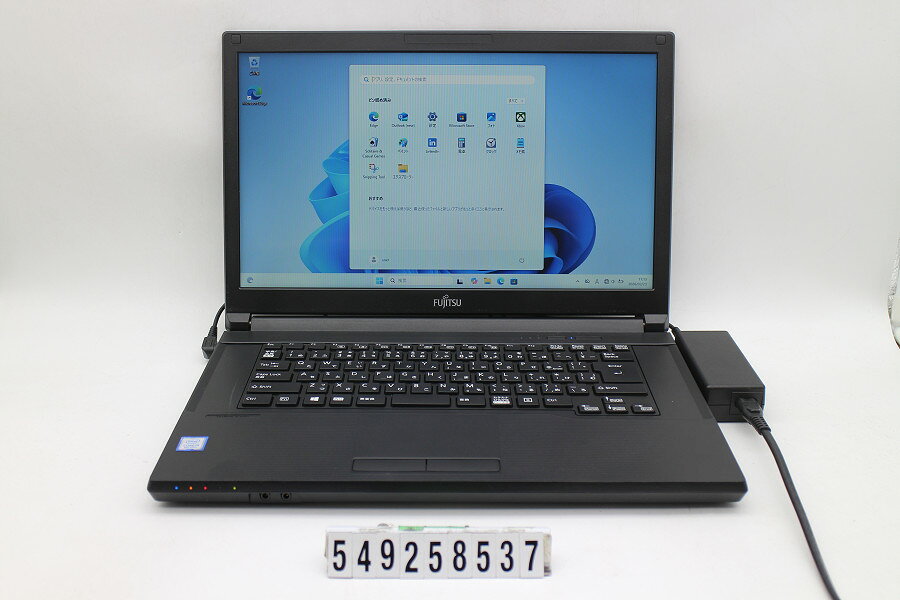 富士通 LIFEBOOK A579/C Core i3 8145U 2.1GHz/8GB/256GB(SSD)/DVD/15.6W/FWXGA(1366x768)/Win11【中古】【20260227】