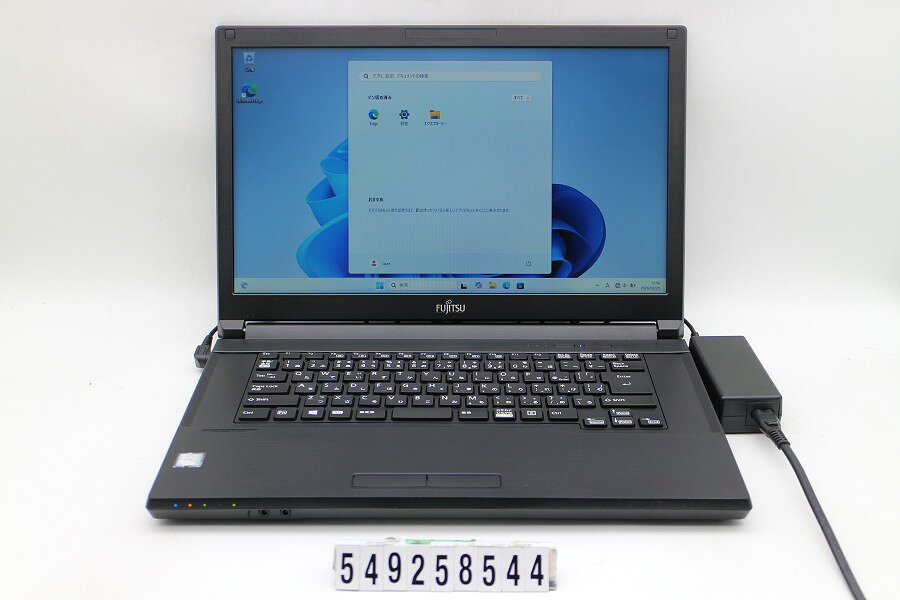 富士通 LIFEBOOK A579/C Core i3 8145U 2.1GHz/8GB/256GB(SSD)/DVD/15.6W/FWXGA(1366x768)/Win11【中古】【20260227】