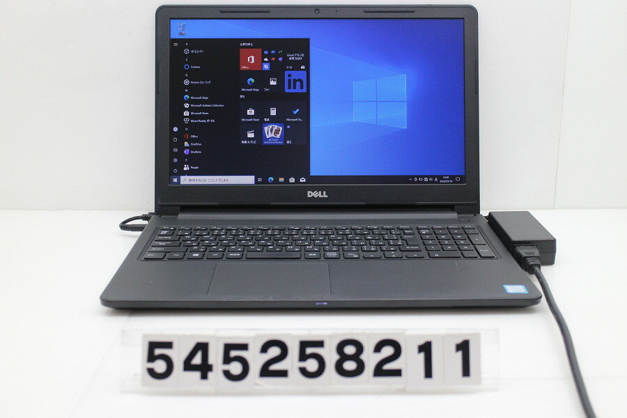 SONY - DELL Vostro 15 3568 Core i3 7100U 2.4GHz/8GB/256GB(SSD)/Multi/15.6W/FWXGA(1366x768)/Win10【中古】【20260324】