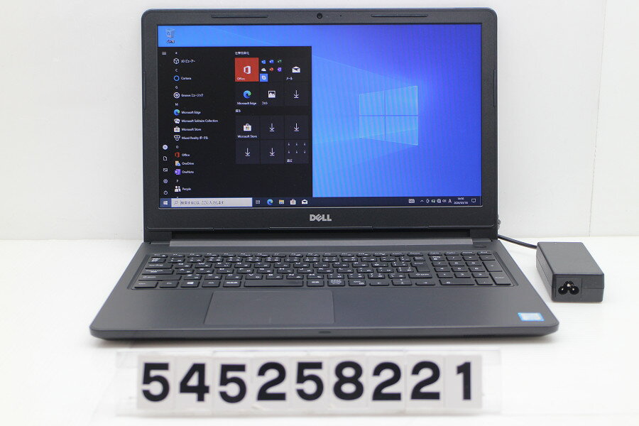 FUJITSU - DELL Vostro 15 3568 Core i3 7100U 2.4GHz/8GB/256GB(SSD)/Multi/15.6W/FWXGA(1366x768)/Win10【中古】【20260324】