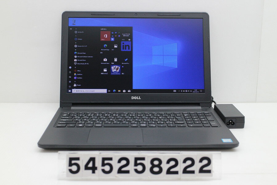 15 inches - DELL Vostro 15 3568 Core i3 7100U 2.4GHz/8GB/256GB(SSD)/Multi/15.6W/FWXGA(1366x768)/Win10【中古】【20260324】