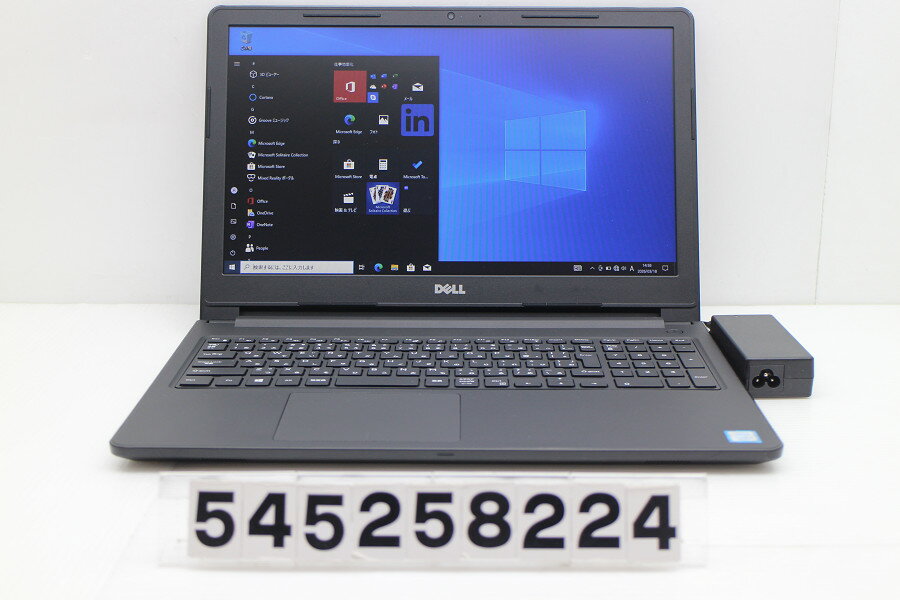 SONY - DELL Vostro 15 3568 Core i3 7100U 2.4GHz/8GB/256GB(SSD)/Multi/15.6W/FWXGA(1366x768)/Win10【中古】【20260324】