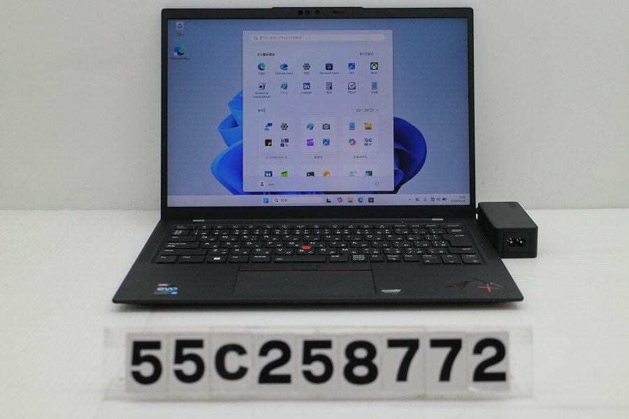 13 inches - Lenovo ThinkPad X1 Carbon 10th Gen Core i5 1235U 1.3GHz/8GB/256GB(SSD)/14W/WUXGA(1920x1200)/Win11【中古】【20260324】