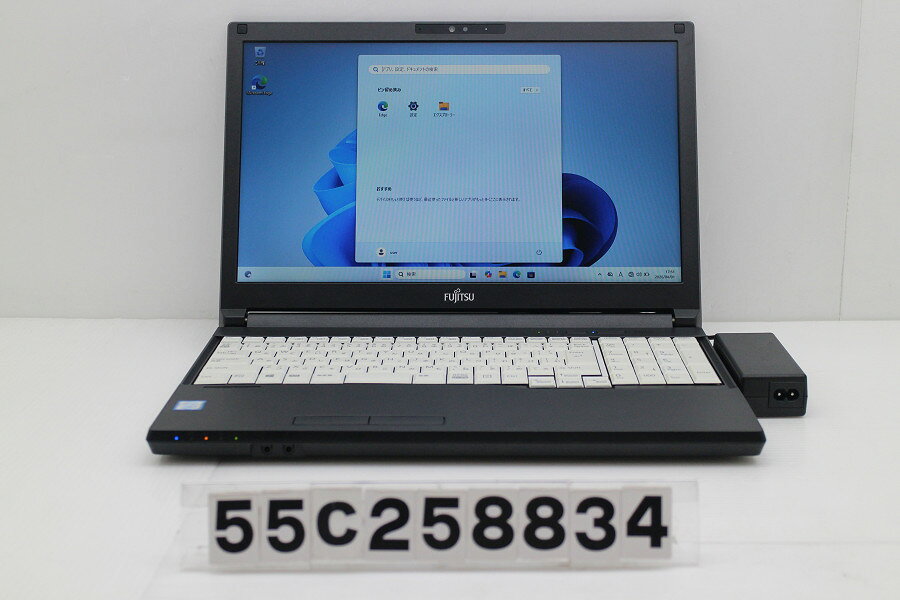 Rakuten - 富士通 LIFEBOOK A579/CX Core i5 8265U 1.6GHz/8GB/256GB(SSD)/Multi/15.6W/FWXGA(1366x768)/Win11 キーボード黄ばみあり【中古】【20260408】