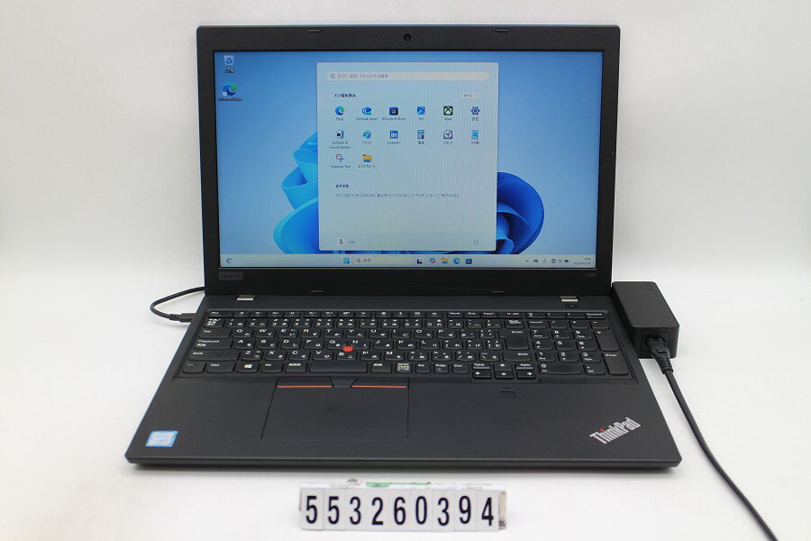 15 inches - Lenovo ThinkPad L580 Core i5 8250U 1.6GHz/8GB/256GB(SSD)/15.6W/FWXGA(1366x768)/Win11 キー文字消えあり【中古】【20260521】