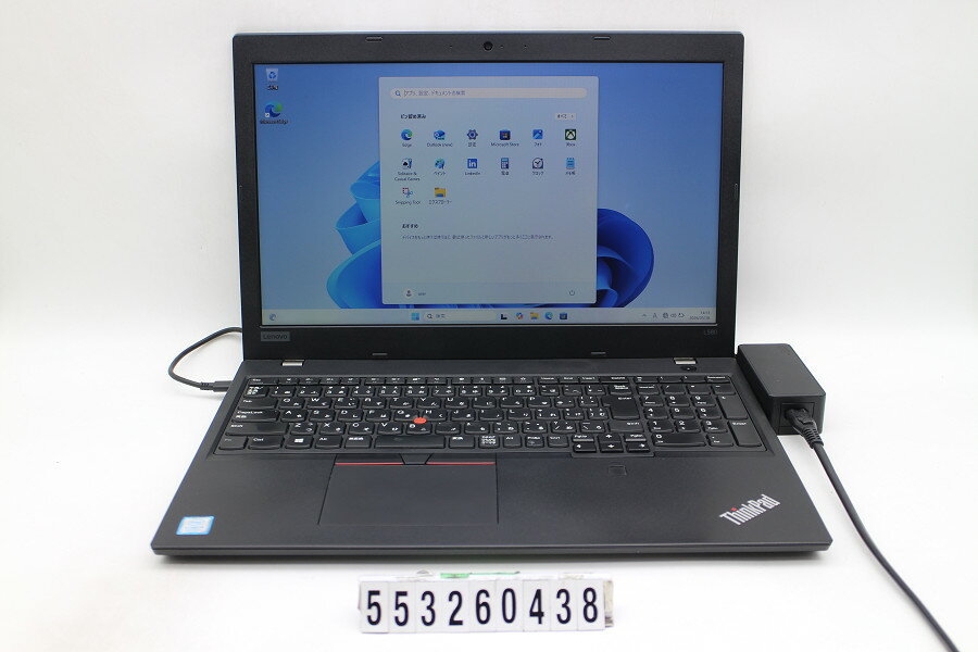 15 inches - Lenovo ThinkPad L580 Core i5 8250U 1.6GHz/8GB/256GB(SSD)/15.6W/FWXGA(1366x768)/Win11 キー文字消えあり【中古】【20260521】