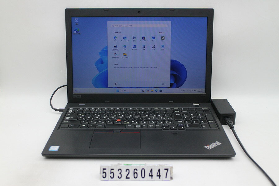 15 inches - Lenovo ThinkPad L580 Core i5 8250U 1.6GHz/8GB/256GB(SSD)/15.6W/FWXGA(1366x768)/Win11 キー文字消えあり【中古】【20260521】