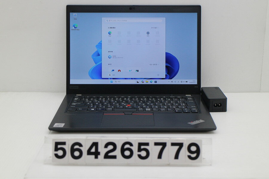 13 inches - Lenovo ThinkPad X13 Gen1 Core i5 10210U 1.6GHz/8GB/256GB(SSD)/13.3W/FHD(1920x1080)/Win11 キー文字消えあり【中古】【20260521】