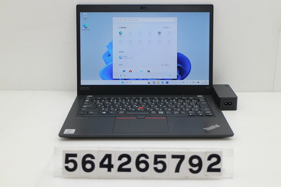 Rakuten - Lenovo ThinkPad X13 Gen1 Core i5 10210U 1.6GHz/8GB/256GB(SSD)/13.3W/FHD(1920x1080)/Win11 キー文字消えあり【中古】【20260521】