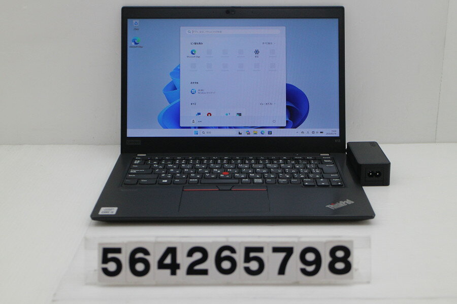 DELL - Lenovo ThinkPad X13 Gen1 Core i5 10210U 1.6GHz/8GB/256GB(SSD)/13.3W/FHD(1920x1080)/Win11 キー文字消えあり【中古】【20260521】