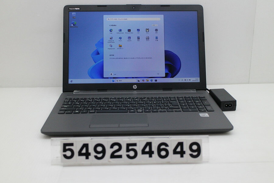 hp 250 G7 Core i5 1035G1 1GHz/8GB/256GB(SSD)/Multi/15.6W/FWXGA(1366x768)/Win11【中古】【20260331】