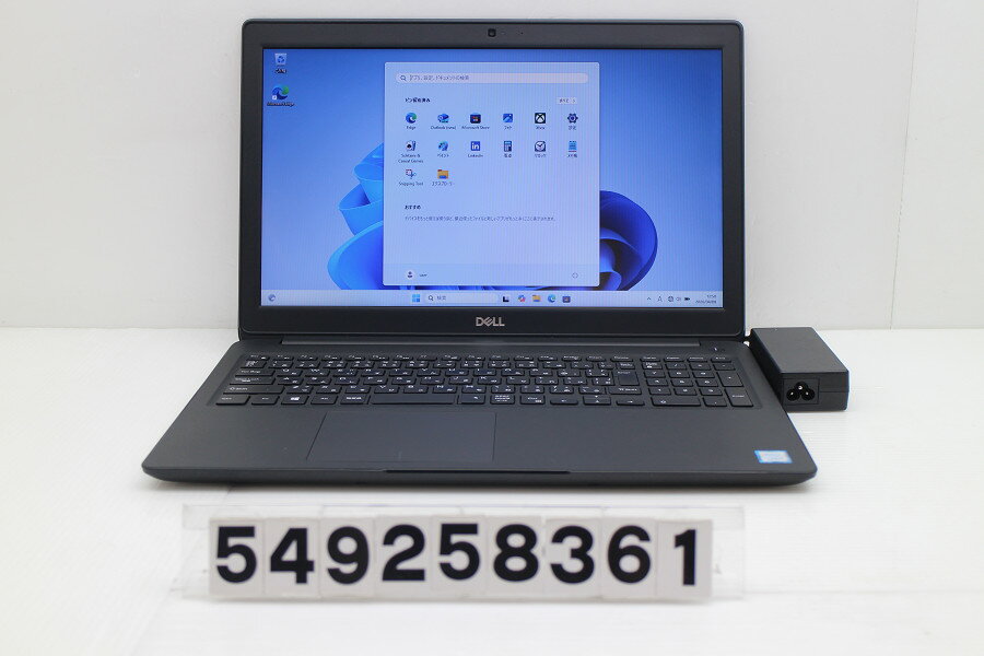 12 inches - DELL Latitude 3500 Core i3 8145U 2.1GHz/8GB/256GB(SSD)/15.6W/FWXGA(1366x768)/Win11 キー文字消えあり【中古】【20260414】