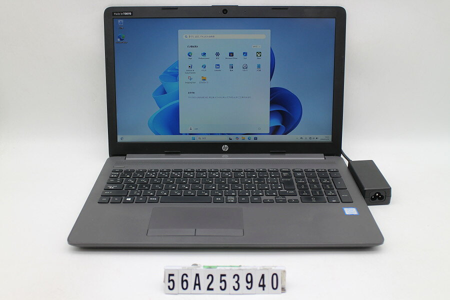 15 inches - hp 250 G7 Core i5 8265U 1.6GHz/8GB/128GB(SSD)/Multi/15.6W/FHD(1920x1080)/Win11【中古】【20260407】