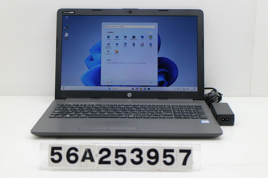 15 inches - hp 250 G7 Core i5 8265U 1.6GHz/8GB/128GB(SSD)/Multi/15.6W/FHD(1920x1080)/Win11【中古】【20260331】