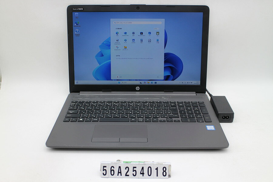 15 inches - hp 250 G7 Core i5 8265U 1.6GHz/8GB/128GB(SSD)/Multi/15.6W/FHD(1920x1080)/Win11【中古】【20260407】